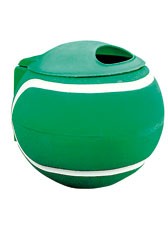 Abfallbehälter Ballform, grün