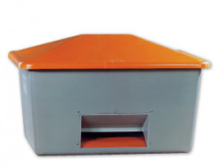 Ziegelmehl-Box m. Entnahmeöffnung 1,1 to 134x99x96 / 700 ltr.